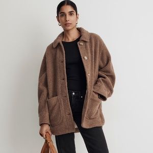 Madewell Teddy Belrose Shirt Jacket NWOT